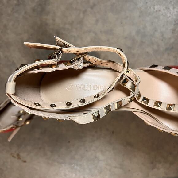 Antonio Melani Slingbacks Sz 8 Party Dress Cocktail Hot Heels Lady Shoes Red - Picture 5 of 5